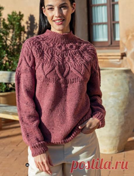 Одеться в осенние цвета : 10 вдохновляющих примеров спицами(+схемы, выкройки) | Вяжем с Бабуковой | Дзен