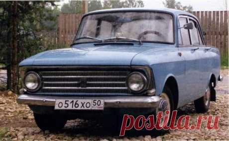 Москвич - 412, выпускавшийся в цехах "малого завода Прогресс"(1967-1969 года)