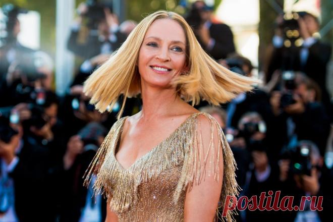 От короткого романа с Тарантино до брака со звездой «Гарри Поттера»: 10 фактов об Уме Турман | WMJ.ru