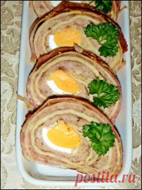 Роли з млинців з м'ясною начинкою | DreamFood