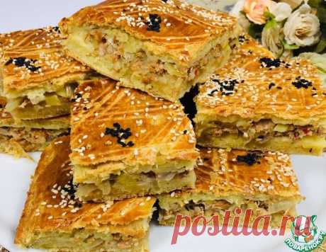 Пирог с мясом и картофелем – кулинарный рецепт