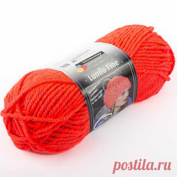 Пряжа "Schachenmayr original. Lumio Fine", 90 м, 100 г, цвет: 00136, неоновый коралл