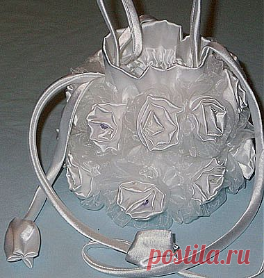 Мастер-класс ридикюль с розами..