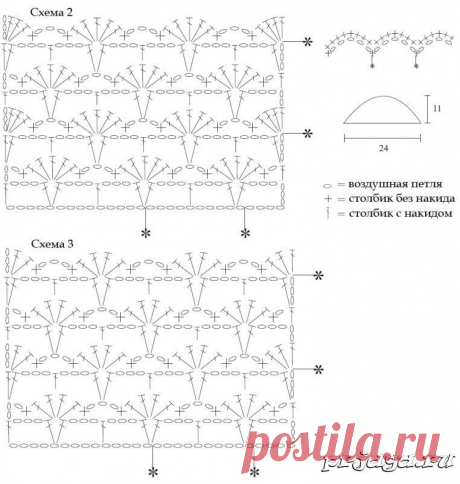 Черное платье крючком веерными узорами