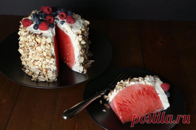 How to Make a Watermelon Cake