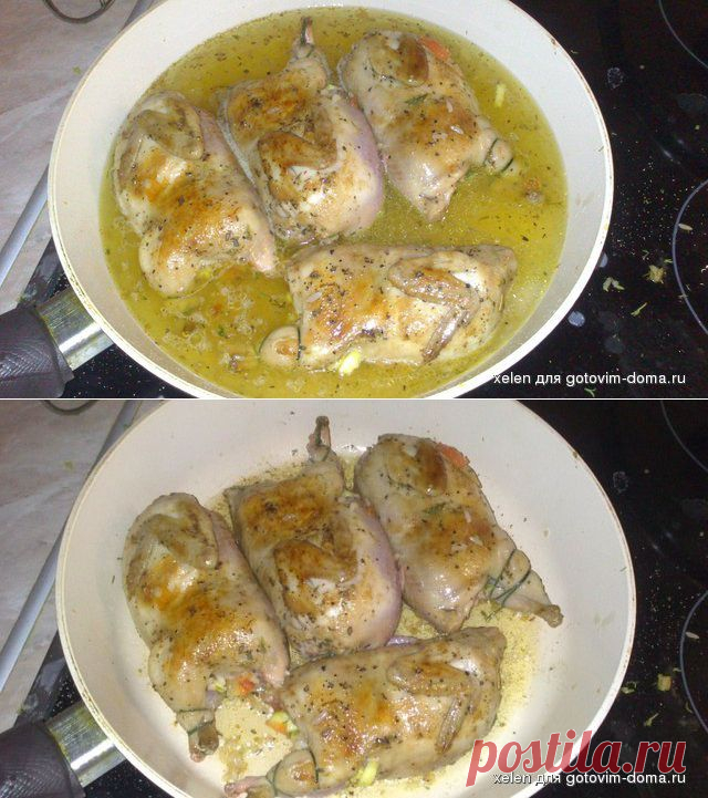 Перепела фаршированные рисом и овощами • Пернатая дичь (рябчики, тетерева, куропатки)