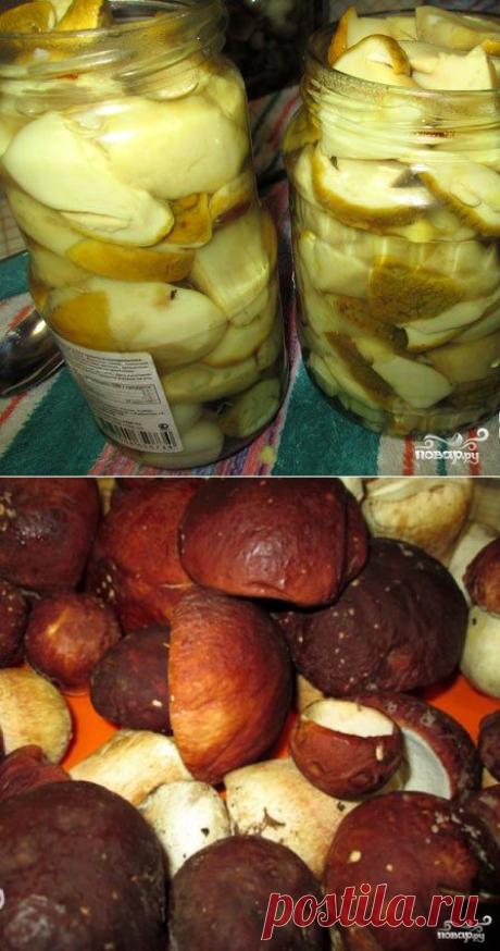 Маринованные белые грибы быстрого приготовления