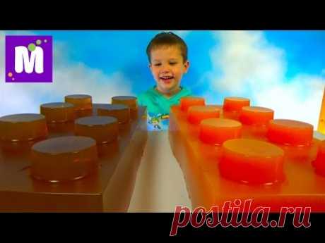 Огромные желейные Лего Мега блоки делаем сами World Largest Lego Gummy Blocks