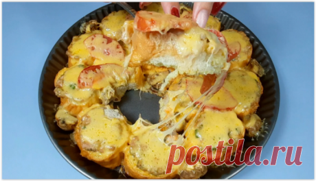 Ленивые беляши по быстрому рецепту...дети обожают эту закуску!