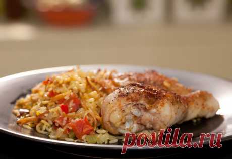 Мексиканский рецепт куриных бедрышек с рисом