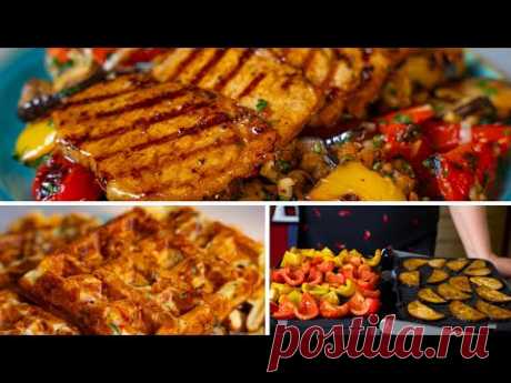 3 простых и вкусных рецепта на гриле - мясо, овощи и вафли