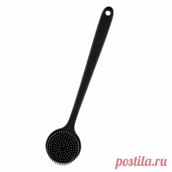 Щётка для душа силиконовая с длинной ручкой за 689₽ - только посмотри! Силиконовая массажная щётка для тела - современный аксессуар для душа. Беспроцентная рассрочка, бесплатная доставка, скидки до 25%