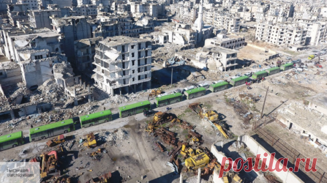 Операция по выводу из восточных районов Алеппо боевиков и членов их семей завершена