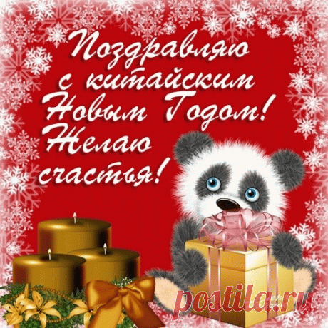 Мы, конечно, не китайцы,
Но встречаем Новый год.
Пусть побольше будет счастья
И по-русски повезет.