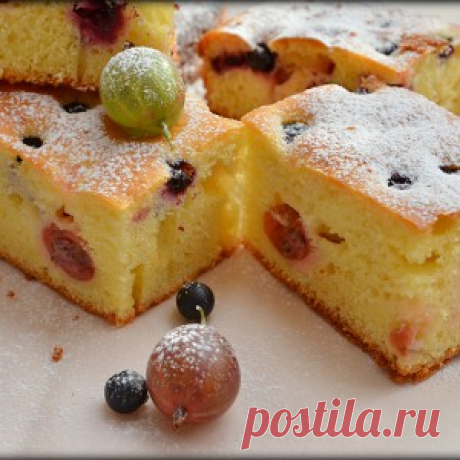 Пирог с крыжовником (Ciasto z agrestem) рецепт – выпечка и десерты