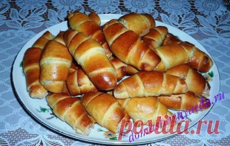 Рогалики с ореховой начинкой | 4vkusa.ru