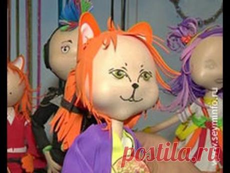 ▶ Курская мастерица создает куклы из фома - YouTube