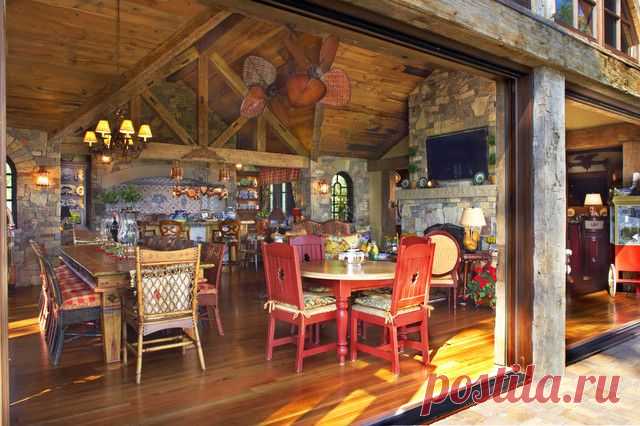 Barbeque House - traditional - family room - minneapolis - by Gabberts Design Studio