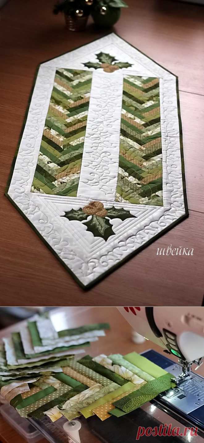 Уголок бравой швейки: Дорожка "Березка"