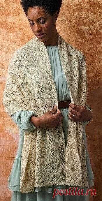 Ажурный палантин