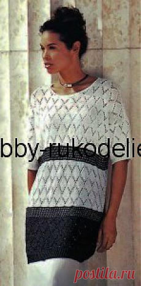 Хобби (рукоделие своими руками): вышивка, вязание » Архив блога » Пуловер в серых тонах – вязание спицами