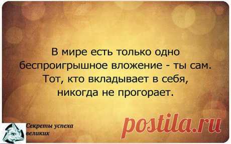 Выгодное вложение