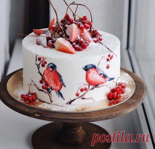 10 зимних тортов, которые достойны восхищения⛄️ | 🍰Пирогеево | Яндекс Дзен