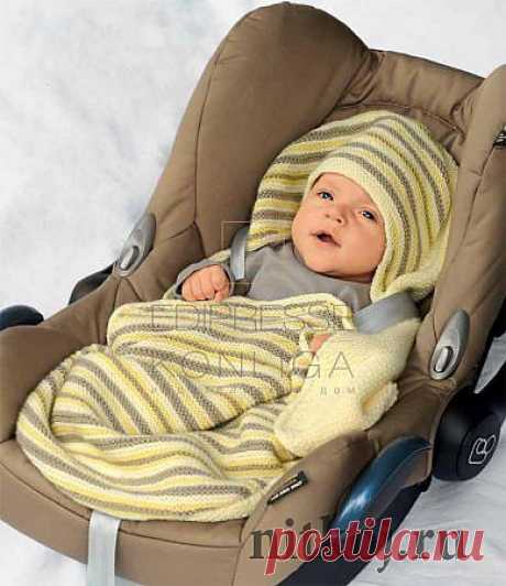 Вязаный плед с капюшоном &amp;raquo; Ниткой - вязаные вещи для вашего дома, вязание крючком, вязание спицами, схемы вязания