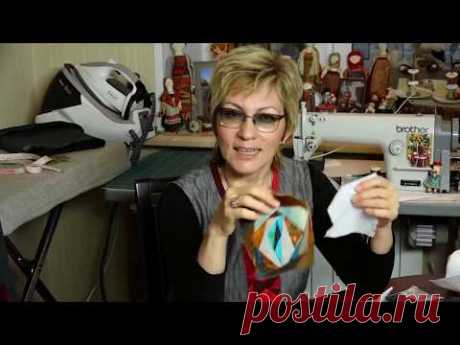 МК Ксении Дмитриевой &quot;Лоскутный галстук&quot; - YouTube