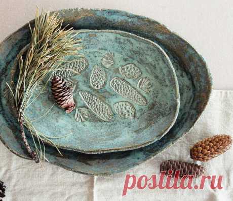 Irina Rudaia в Instagram: «Керамические блюда "Лесные",большое и  малое.#irinarudaia_ceramics #ceramicplates #ceramics #beautifulceramics #beautifuldish» 401 отметок «Нравится», 9 комментариев — Irina Rudaia (@_irinanana_) в Instagram: «Керамические блюда "Лесные",большое и  малое.#irinarudaia_ceramics #ceramicplates #ceramics…»