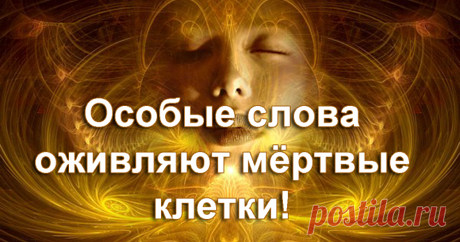 СЛОВА, КОТОРЫЕ ОЖИВЛЯЮТ МЕРТВЫЕ КЛЕТКИ... 
В ходе исследований ученые были поражены, какой огромной силой обладает слово. А также немыслимый эксперимент ученых по воздействию созидающей мысли на жестокость и насилие.
Как же им удалось этого д…