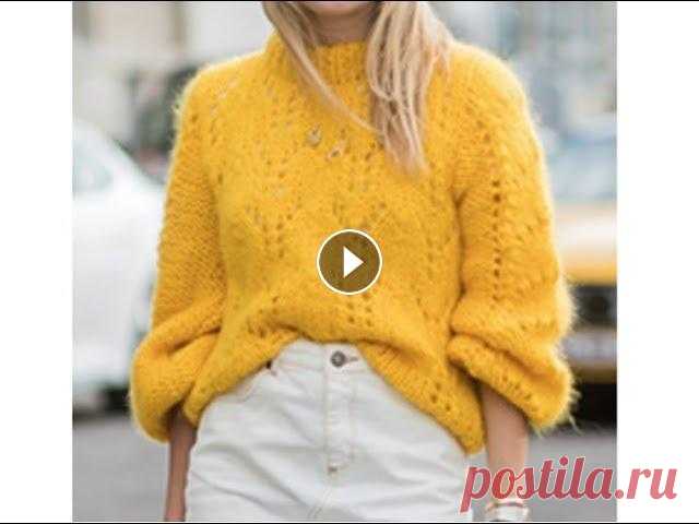 Толстая пряжа и ажурные узоры.  Мои новые работы. Мой Инстаграм alya.modnoevyazanie...