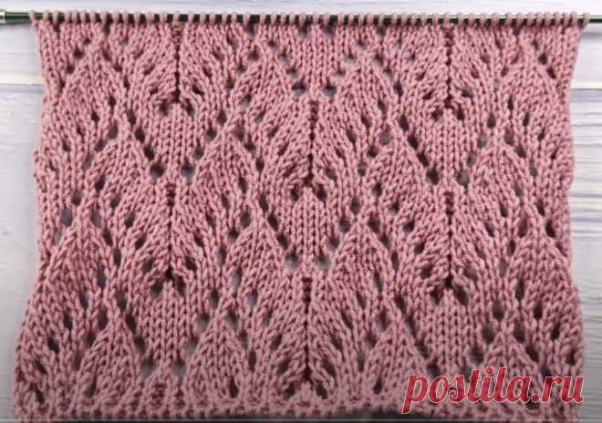 Lace Stitch Knitting Pattern| Ajourmuster stricken| Punto Traforato ai ferri|