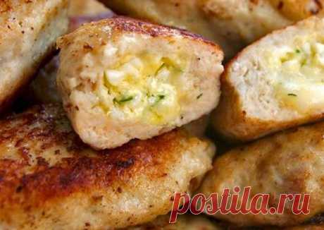 Котлеты с очень вкусной начинкой - пошаговый рецепт с фото. Автор рецепта Наталья Олешко . - Cookpad