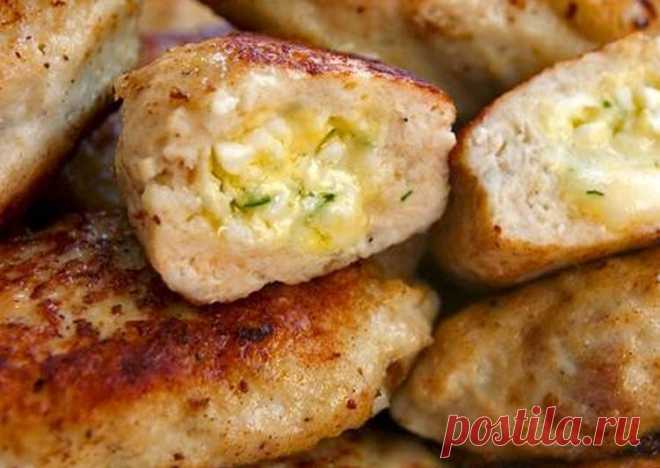 Котлеты с очень вкусной начинкой - пошаговый рецепт с фото. Автор рецепта Наталья Олешко . - Cookpad