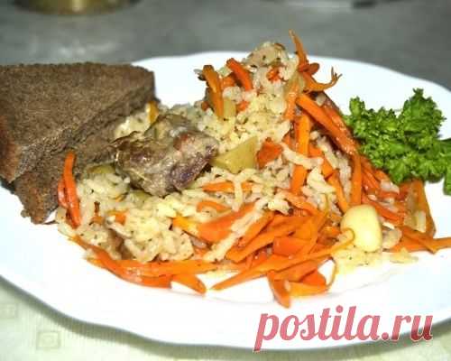 Плов с яблоками в духовке