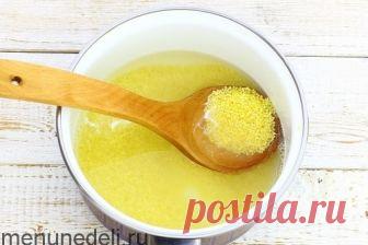 Рецепт пшенной запеканки с крапивой / Меню недели