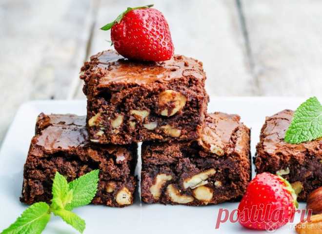 Вкусный Рецепт: Брауни с фундуком