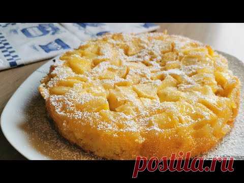 3 яблока и 10 минут на этот вкусный яблочный пирог