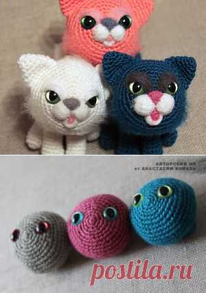 Вяжем своенравного котика - Ярмарка Мастеров - ручная работа, handmade