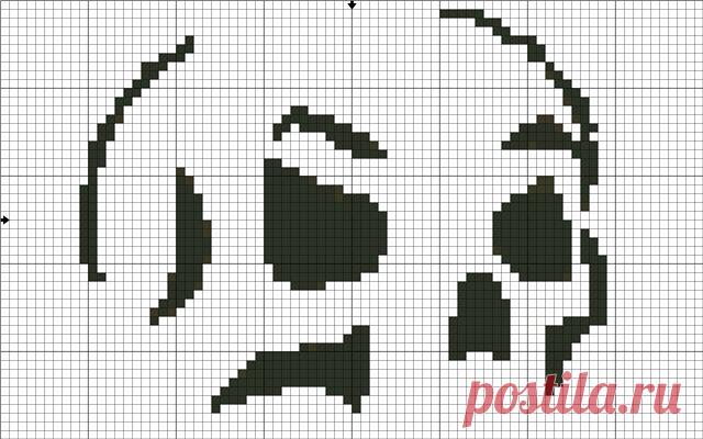 Схемы черепков крючком и спицами | SexyCrochet.COM