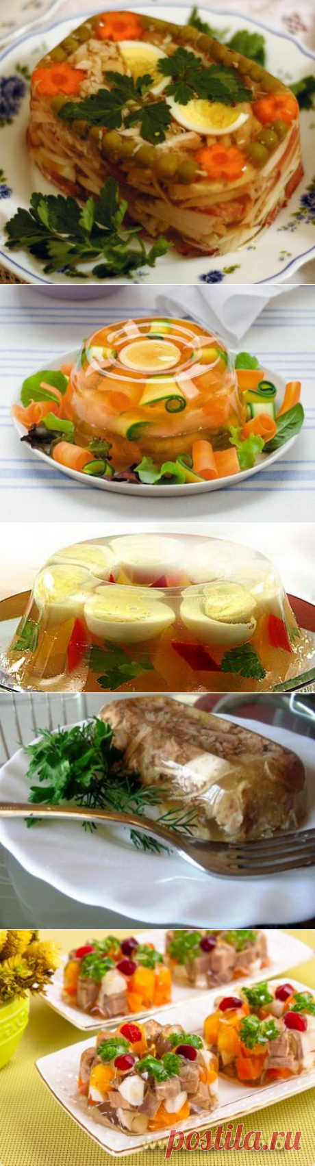 Заливное мясо.