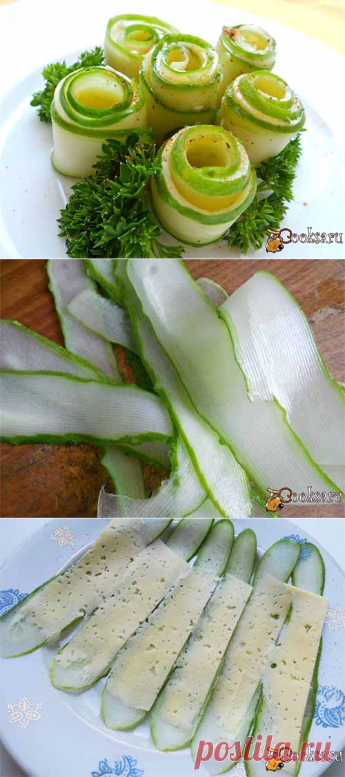 Огуречные рулетики с сыром