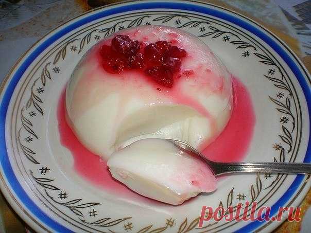 Кефирное желе