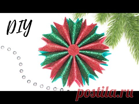 МК НОВОГОДНЕЕ УКРАШЕНИЕ своими руками 🎄 DIY Christmas Ornaments HANDMADE