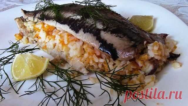 Сельдь с рисом на курорте
