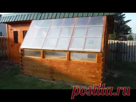 Insulated Greenhouse Shed Complete Build - YouTube