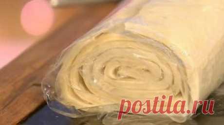Постное слоеное тесто Очень мне нравится это тесто, ведь оно не только вкусное, но еще и очень экономное