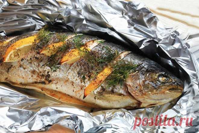 Макрель в фольге в духовке