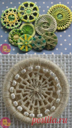 ​Дорсетская пуговица — Сделай сам, идеи для творчества - DIY Ideas
